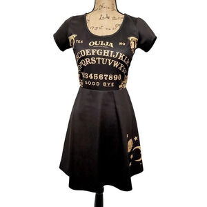 Mighty Fine Ouija Board Costume Oracle Spirit Halloween Dress Size Large Black